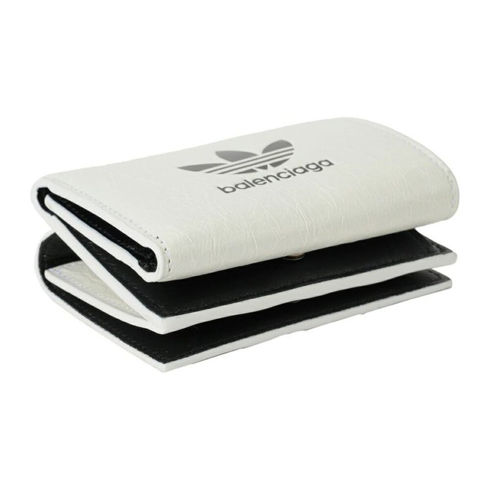 Balenciaga Trifold Wallet Adidas White - Picture 3 of 9